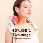 Wireless Neck & Shoulder Massager with Heat – 3D Shiatsu Kneading, Portable Cervical Support for Home & Car