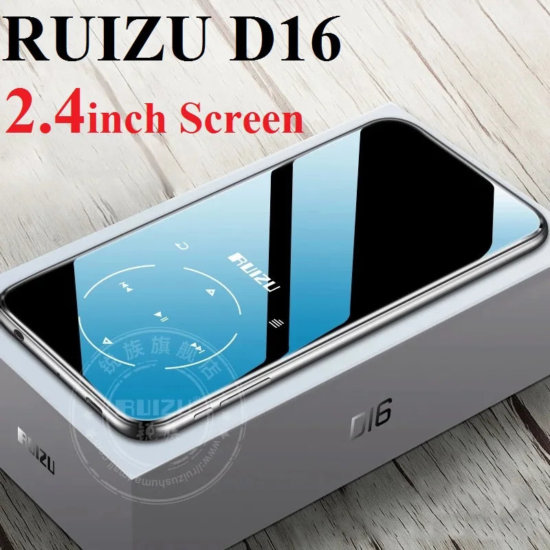 MP4 Player – 2.4” Screen, Bluetooth, FM Radio & Portable Music Player (16GB/32GB)