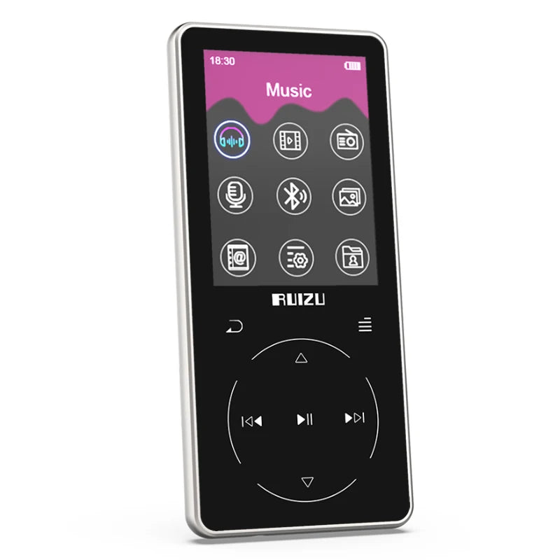 MP4 Player – 2.4” Screen, Bluetooth, FM Radio & Portable Music Player (16GB/32GB)
