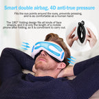 Smart Eye Massager with Bluetooth Music – 6D Air Compression & Vibration Eye Care Glasses