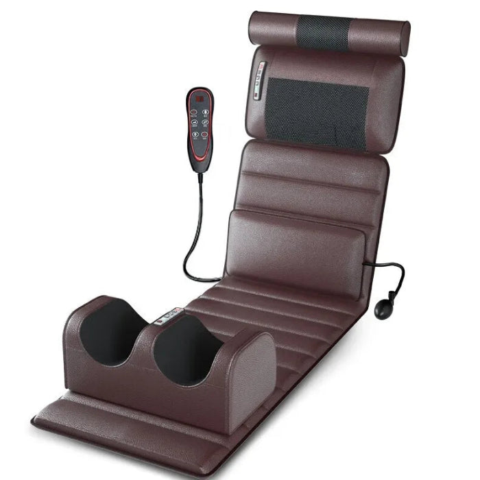 Full Body Massage Mattress with Heat – Airbag Compression, Kneading & Vibration for Neck, Back & Legs