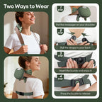 4D Bionic Neck & Shoulder Massager – Wireless Trapezius Kneading with Deep Tissue Finger Massage