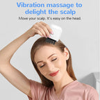 Electric Scalp Massager Comb with Red Light – Vibration Hair Growth Stimulator & Oil Applicator