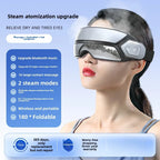 Steam Eye Massager with Bluetooth Music – Air Compression, Vibration & Foldable Smart Eye Care
