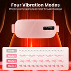 Electric Menstrual Heating Belt – 5 Heat Levels & Vibration Massage for Period Pain Relief