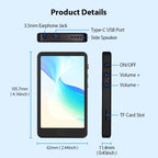 WiFi MP4 Player with Camera – Android Touch Screen Media Player, Bluetooth 5.0 & 16GB Storage