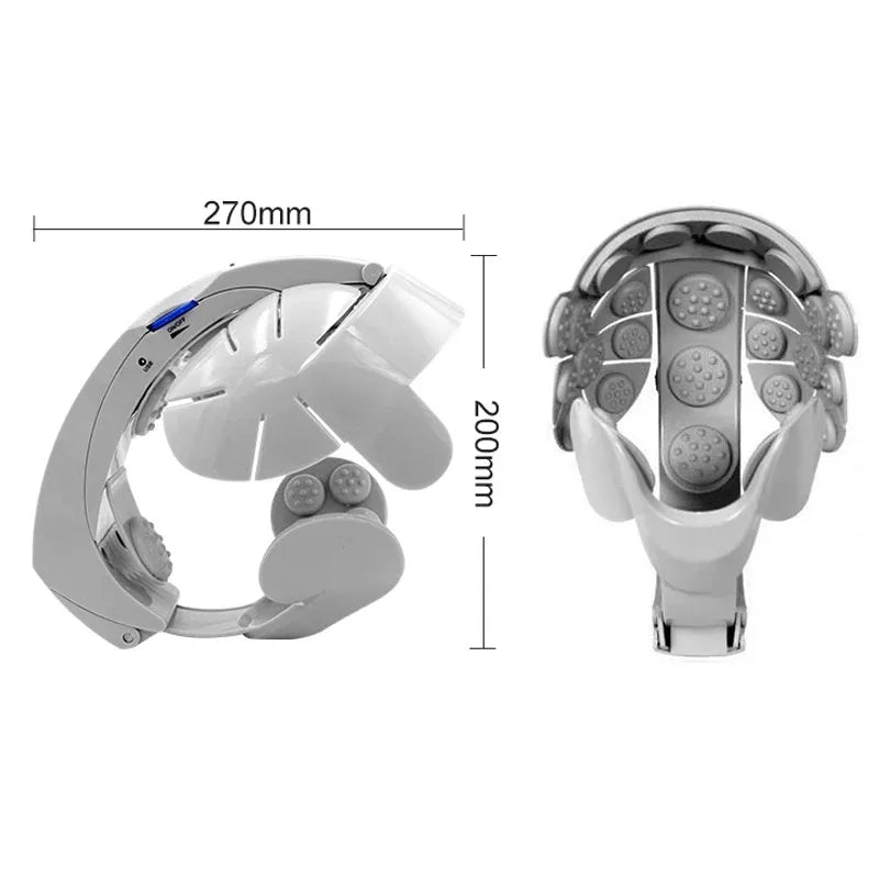 Adjustable Head Massager – Multi-Mode Scalp & Acupressure Massage Device for Relaxation