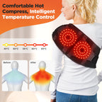 Electric Heated Waist Massager Belt – Lumbar Support Brace with Heat & Vibration Therapy