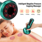 Electric Cupping Device with Heat – 12-Level Vacuum Therapy, Rechargeable Suction & Scraping Massager