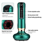 Electric Cupping Device with Heat – 12-Level Vacuum Therapy, Rechargeable Suction & Scraping Massager
