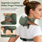 4D Bionic Neck & Shoulder Massager – Wireless Trapezius Kneading with Deep Tissue Finger Massage