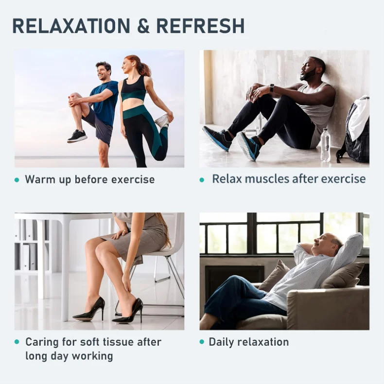 Air Compression Leg & Foot Massager Boots – Smart 360° Circulation Therapy with Adjustable Modes