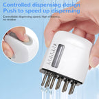 Electric Scalp Massager Comb with Red Light – Vibration Hair Growth Stimulator & Oil Applicator