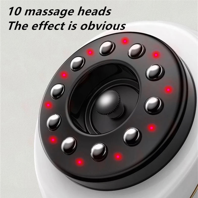 Electric Cupping & Gua Sha Massager with Heat – Vacuum Suction Body Therapy Device
