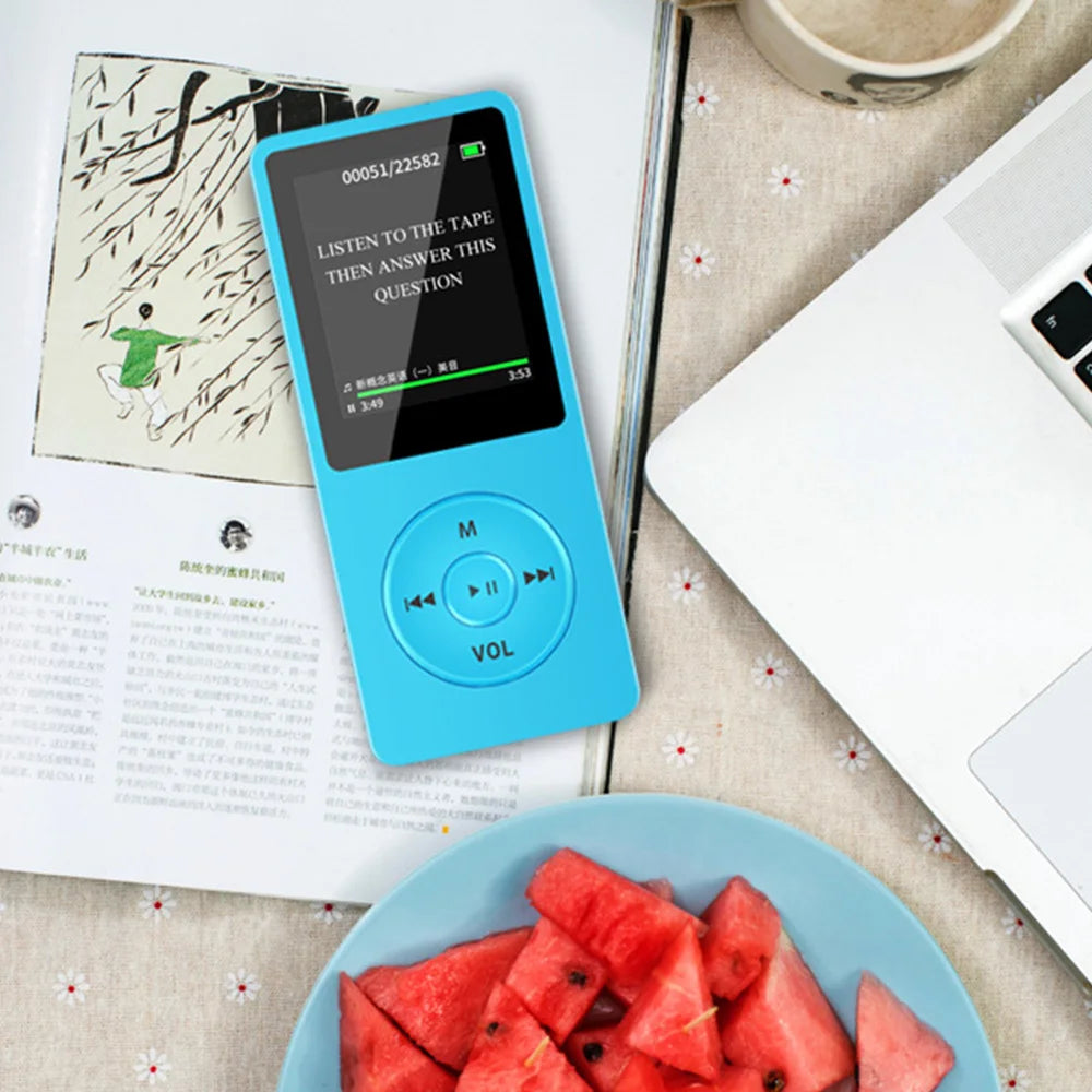 Portable MP3/MP4 Player with LCD Screen – FM Radio, Voice Recorder & HiFi Music Player