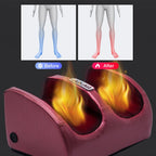 Electric Foot Massager with Heat – Shiatsu Kneading Roller for Deep Tissue Pain Relief & Relaxation