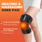 Electric Heated Knee & Joint Massager – 3-in-1 Vibration & Heat Therapy for Knee, Shoulder & Elbow