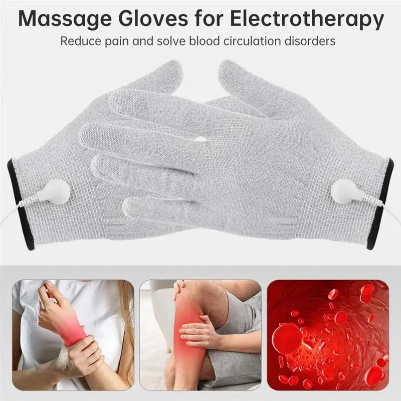 EMS TENS Muscle Stimulator – 4 Modes & 9 Intensity Levels Digital Electrotherapy Massager