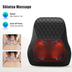Neck Pillow Massager with Heat – 3-Speed Vibration Massage for Neck, Shoulders & Back Relief