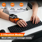 Electric Heated Wrist Massager – Vibration Therapy Brace for Carpal Tunnel & Wrist Pain Relief