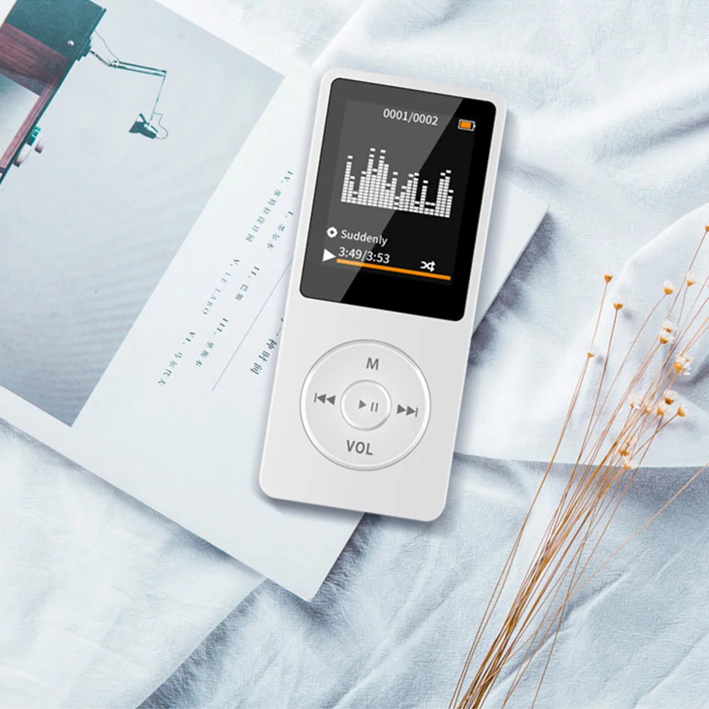 Portable MP3/MP4 Player with LCD Screen – FM Radio, Voice Recorder & HiFi Music Player