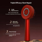 Electric Scalp Massager Comb with Red Light – 3 Modes Hair Growth Stimulator & Oil Applicator