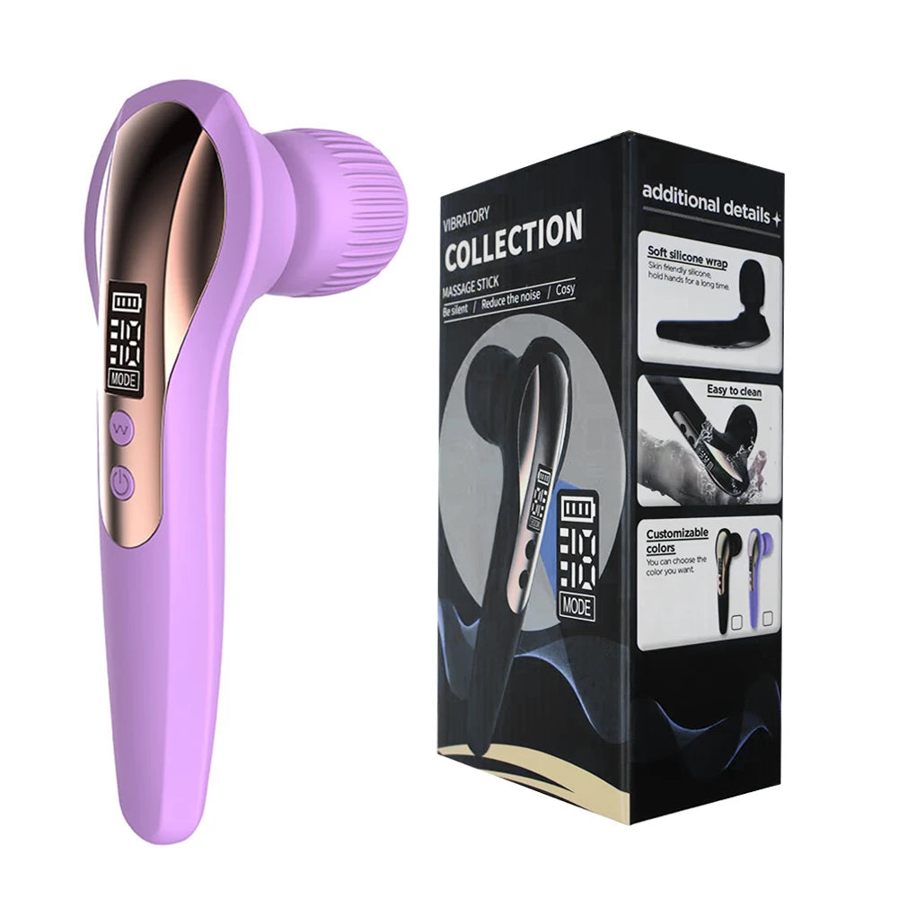 Portable Massage Gun – 19 Modes & 4 Speeds Deep Tissue Percussion Massager for Full Body