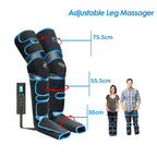 Cordless Air Compression Leg & Foot Massager – 360° Circulation Therapy with Knee Heat & Adjustable Modes