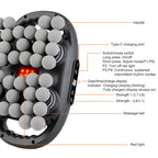 42-Head Massage Gun – High-Frequency Percussion Fascia Massager for Deep Muscle Recovery