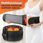 Electric Heated Waist Massager Belt – Lumbar Support Brace with Heat & Vibration Therapy