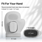 Wireless Hand Massager with Heat – Air Compression Palm & Finger Therapy for Pain Relief