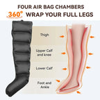 Air Compression Leg & Foot Massager Boots – Smart 360° Circulation Therapy with Adjustable Modes