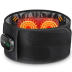 Electric Heated Waist Massager Belt – Lumbar Support Brace with Heat & Vibration Therapy
