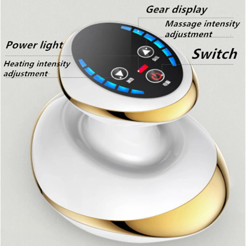 Electric Cupping & Gua Sha Massager with Heat – Vacuum Suction Body Therapy Device