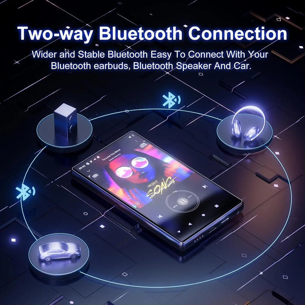 160GB MP3/MP4 Player with WiFi & Bluetooth – 5” IPS Touchscreen Android Music Player (Up to 1TB Expansion)