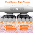 42-Head Massage Gun – High-Frequency Percussion Fascia Massager for Deep Muscle Recovery