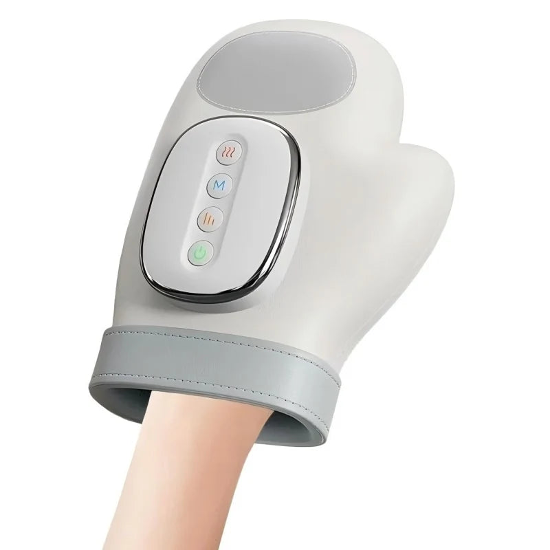 Wireless Hand Massager with Heat – Air Compression Palm & Finger Therapy for Pain Relief