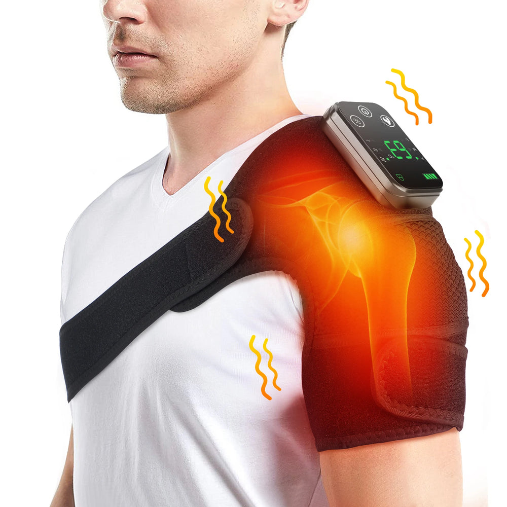 Electric Heated Knee & Joint Massager – 3-in-1 Vibration & Heat Therapy for Knee, Shoulder & Elbow