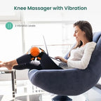 Electric Knee Massager with Heat & Red Light – 3D Airbag Compression & Vibration Therapy (Wireless)