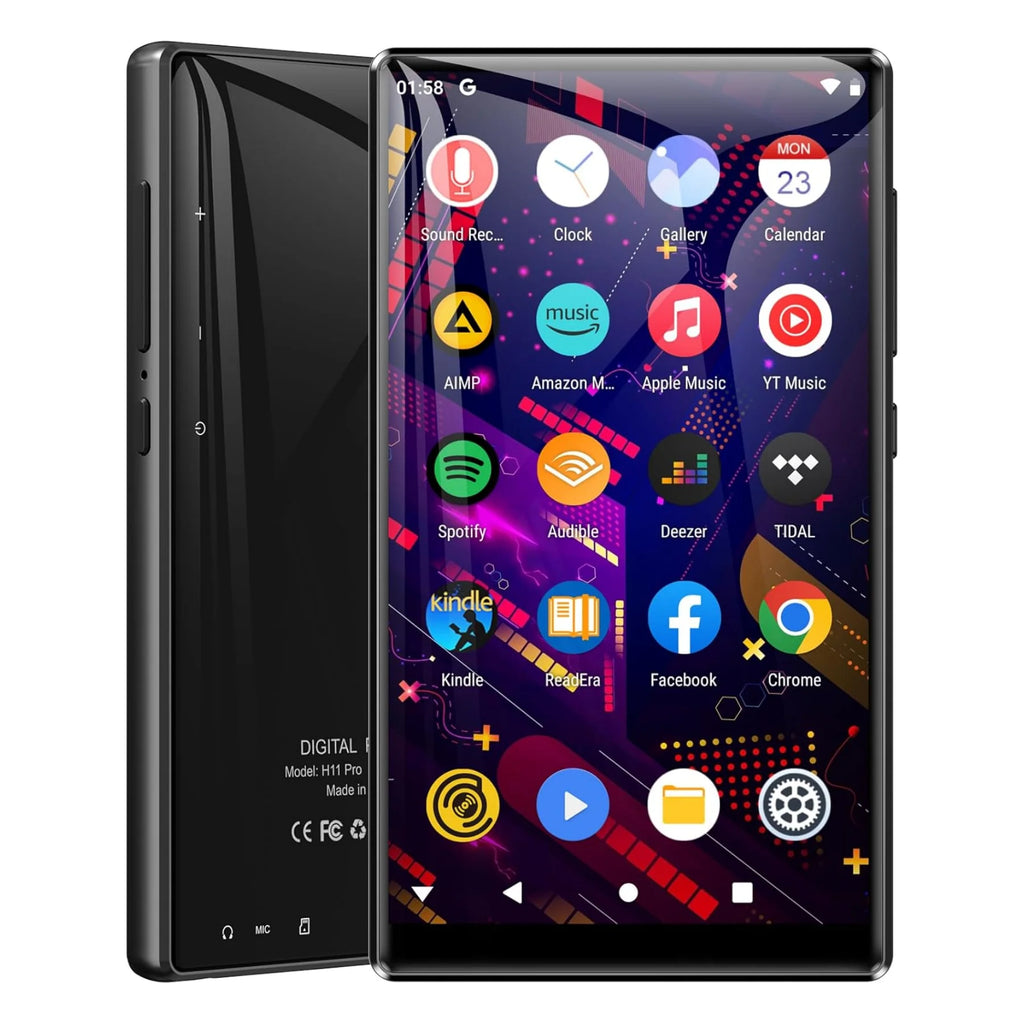 160GB MP3/MP4 Player with WiFi & Bluetooth – 5” IPS Touchscreen Android Music Player (Up to 1TB Expansion)