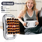 30-Head Massage Gun – High-Frequency Percussion Fascia Massager for Full Body Muscle Recovery