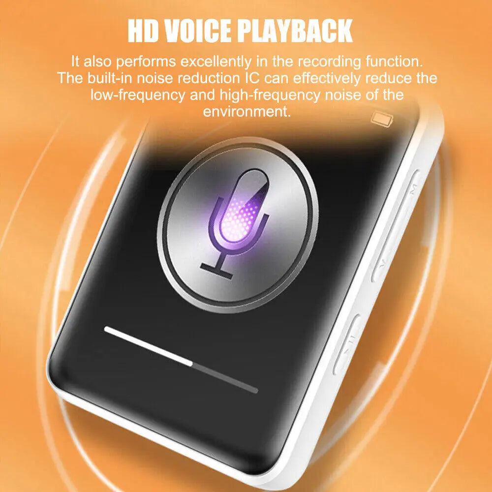Mini MP3/MP4 Player with Bluetooth 5.0 – 2” Touch Screen HiFi Music Player with FM Radio
