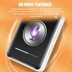 Mini MP3/MP4 Player with Bluetooth 5.0 – 2” Touch Screen HiFi Music Player with FM Radio