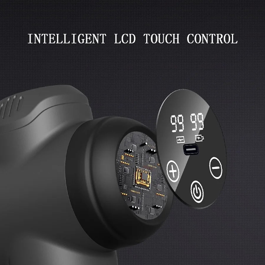 99-Speed Massage Gun – Deep Tissue Percussion Fascia Massager for Full Body Muscle Recovery