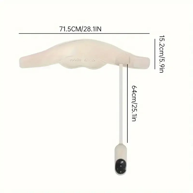 Electric Head & Eye Massager with Heat – 6-Zone Air Compression & Kneading Scalp Massager