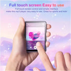 Portable MP3/MP4 Player with WiFi & Bluetooth – HiFi Touch Screen Music Player with Speaker & 128GB Support