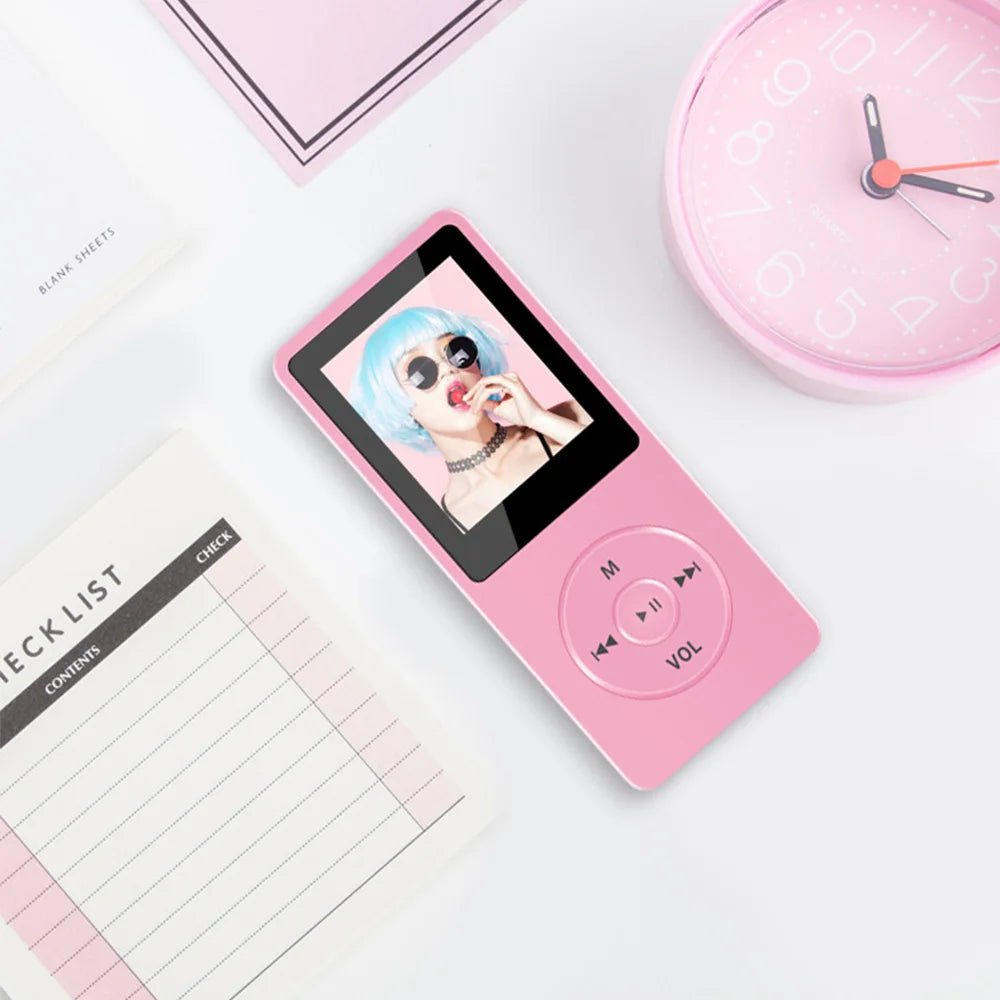 Portable MP3/MP4 Player with LCD Screen – FM Radio, Voice Recorder & HiFi Music Player