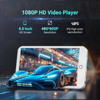 96GB Android 13 MP3/MP4 Player – 4” Touchscreen, WiFi & Bluetooth Music Player with Speaker (3GB RAM)