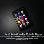 4” Touch Screen MP4 Player with Bluetooth 5.0 – 16GB HiFi Music & 1080P Video Player with Speaker