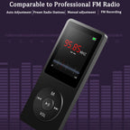 Portable MP3/MP4 Player with LCD Screen – FM Radio, Voice Recorder & HiFi Music Player